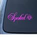 SPOILED - Princess - Car, Truck, Notebook, Vinyl Decal Sticker #1204 | Vinyl Color: Pink
