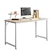 Produktbild sogesfurniture Computertisch 100cm Schreibtisch Arbeitstisch Bürotisch PC Laptop Tisch Esstisch für Zuhause Büro Schlafzimmer, Einfache Montage, Weiß Ahorn WK-JK100-MO-BH