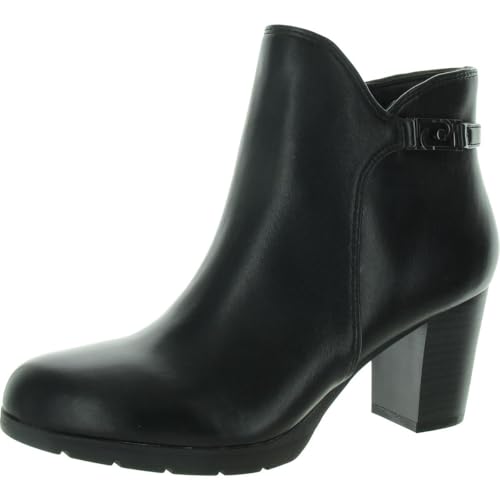 Anne Klein Womens Regency Block Heel Round Toe Mid-Calf Boots