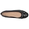 Clarks-Womens-Sara-Tulip-Ballet-Flat Clarks Women's Sara Tulip Ballet Flat, Black Leather/Patent Combi, 7