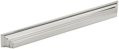 Signature Hardware 954048-O-10116 Gilderoy 10-1/16 Inch Center to Center Cup Cabinet Pull - Polished Nickel