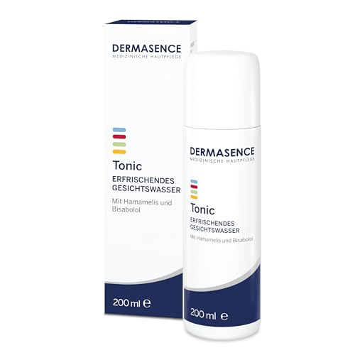 DERMASENCE Tonic, 200 ml – Gesichtswasser für fettige & unreine Haut, erfrischt & klärt sanft, mit Panthenol & Hamamelis, pH-ausgleichend, vegane Pflege für klare Haut, auch nach der Rasur geeignet