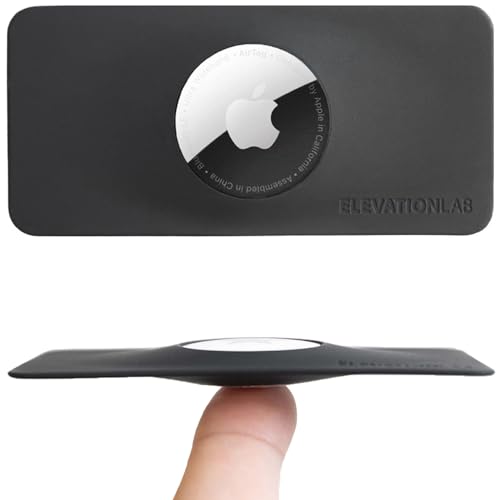 TagVault™ AirTag Wallet Holder - The Thinnest AirTag Wallet Card Insert | Flexible, Stays Hidden, Patent Pending | Elevation Lab
