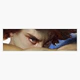 Fallen Angel - Alexandre Cabanel - The Devils Eyes Shirt Window Bumper Sticker Decal 5"