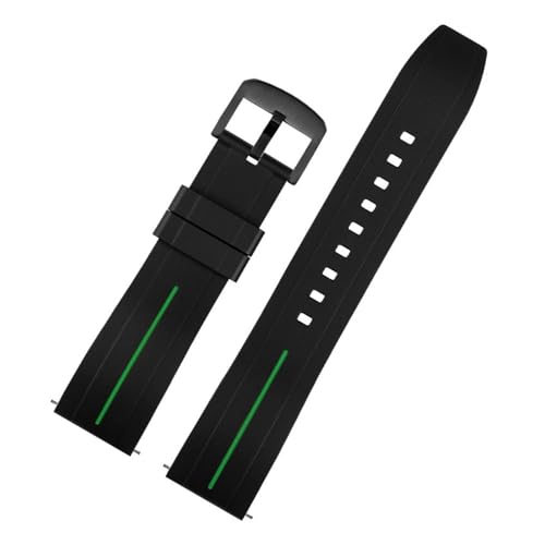 [|Ő] hVRvoh eB\ V`YΉ ZCR[Ή ߂̃o[uXbg Y fB[X 20 22mm NCbN[XXgbv(Green line-black A,22mm)