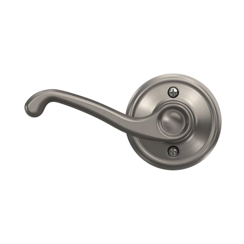 SCHLAGE Flair Non-Turning Dummy Door Handle, Right Handed, Satin Nickel - image 4