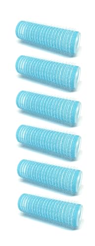 6-Pack Small Self-Grip Hair Rollers – 20mm (0.8') Curlers for Volume, Random Color