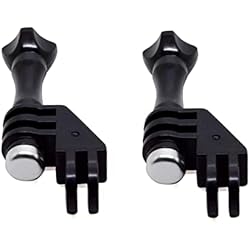 Soporte Vertical Gopro Higatful 2 soportes verticales compatibles con Gopro, adaptador en ángulo de 90 grados compatible con Insta360 One X2, Gopro Hero, DJI Osmo Action 2 y la mayoría de cámaras de acción