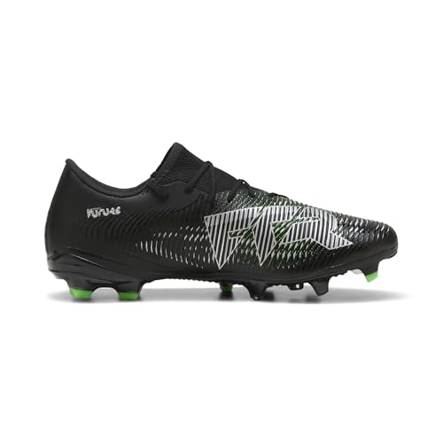 Puma Future 8 Match Low FG/AG, Unisex Fussballschuh, Puma Black-Puma Silver-Fluo Green, – Ansicht 6