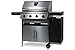Schickling Gasgrill PremioGas XL II Allrounder Plus - Edelstahlgrill Grillwagen mit Unterschrank, doppelwandigem Deckel, 4x5kW Brenner, 11kg Gasflaschenhalter & 4-teiligem Grillrost - Made in Germany