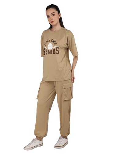 Image of CHKOKKO Casual Co ord Set For Women Stylish Summer Wear Cord Half Sleeves Round Neck Track Suit Coords Travelling Outfit Western Ladies Co ords