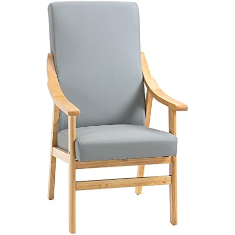 HOMCOM Sillón de Dormitorio con Respaldo Alto Cover