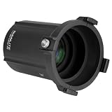 NANLITE 36° Weitwinkelobjektiv mit ZERO Beschichtung, Bayonet Mount, Fest, Manueller Fokus, 1:1 Zoom, Schwarz, für BM Mount Projection Attachment