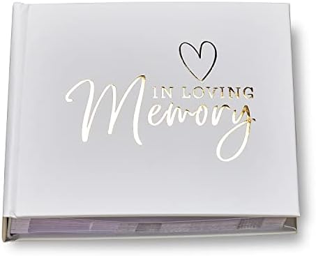 In Loving Memory Photo Album For 50 x 6 by 4 Photos Gold Print