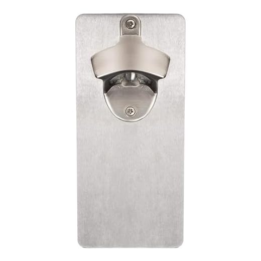 Bruntmor, CAPMAGS Strong Magnetic w/Zinc Alloy Beer Opener & Cap Catcher - Metal Magnetic (Metal)