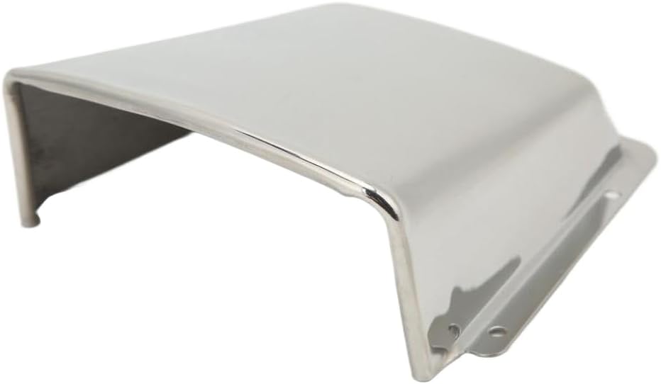 Stainless Steel Clamshell Vent Cover with Nylon Base Compatible with Boat Yachts Strength Marine