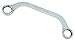 Sunex 993505 13/16" by 7/8" Fully Polished Half Moon Double Box Wrench
