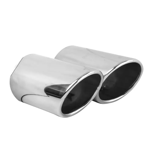 Embout echappement silencieux 95mm en inox argent pour Golf 7, Audi A3 et Tiguan