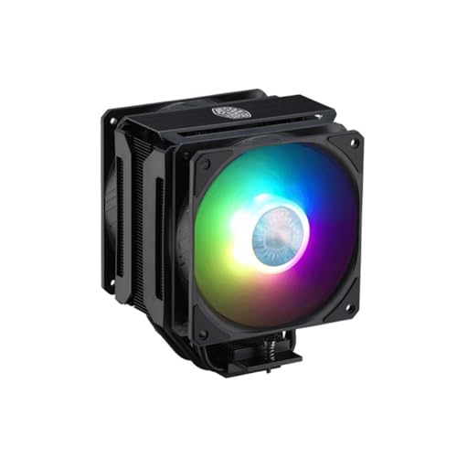 Image of Cooler Master MA612 Stealth ARGB CPU Cooler - Dual 120mm ARGB Fan| Support AMD & Intel CPU Socket AM4, AM3, LGA 1700, 2011, 1151, 1150 | 6 Heat Pipes | High Performance | Nickel Plated