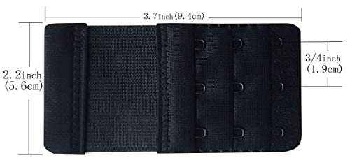 Chanie Women Pack Of 3 Soft Comfortable 3 Hooks Bra Extender #TOP5