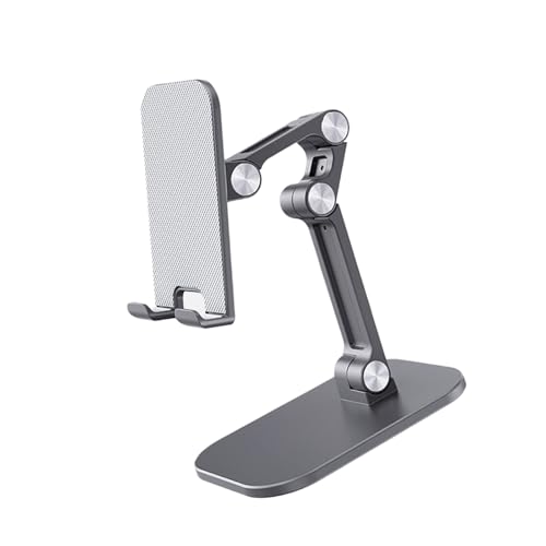 Support de téléphone de bureau en aluminium pour tablettes et smartphones