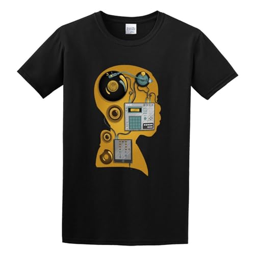 Photo de TuoMilky J Dilla Unisex 100% Cotton Short-Sleeve T-Shirts Black XL