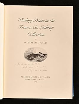 Hardcover Whaling Prints in the Francis B. Lothrop Collection Book