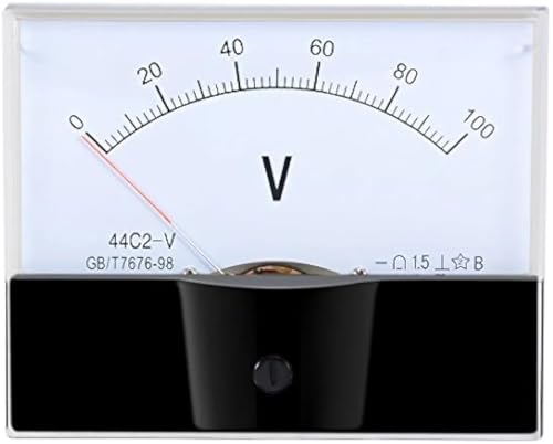 Voltmètre CC à aiguille 44C2 pour éviter les pannes de batterie 0-30V