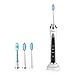 SweetLF Electric Toothbrush, Rechargeable Sonic Toothbrush with 4 Replacement Heads, Low Noise 3 Modes Electronic Toothbrush 48000 Vibrations for 60 Days and IPX7 Waterproof, Box Included