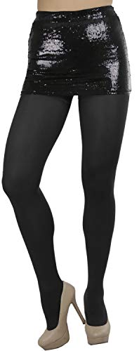 Image of ToBeInStyle Women's Nylon Solid Opaque Pantyhose Tights