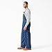 Dickies Men's Denim Bib overalls and coveralls workwear apparel, Stone Washed Indigo Blue, 34W x 30L US