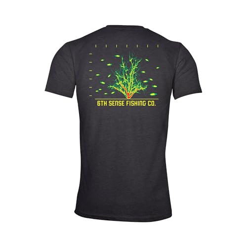 6th Sense Premium Tee – Scopin Series – Athletic Fit T-Shirt for Men – Ultra-Soft Cotton-Poly Blend – Fishing Lifestyle Shirt