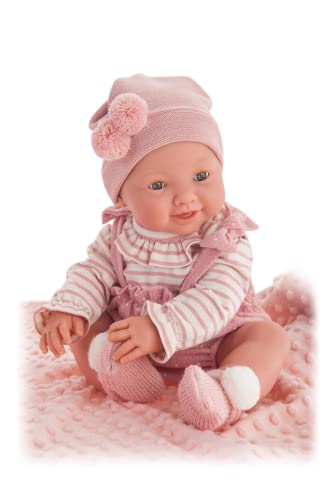 Muñecas Antonio Juan Recién Nacida MIA Hace Pipí con Manta, Multicolor (50160)