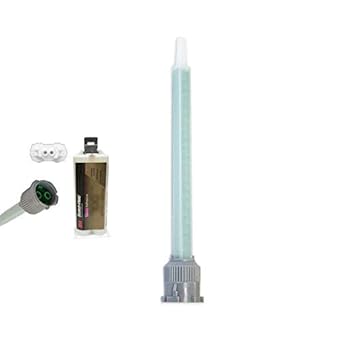 Green EPX Mixing Nozzles 100-Pack-fits 3M 50ml Duo-Pak Adhesive Cartridges Longer 24-Element, 4.5in, 11 & 21 ratios