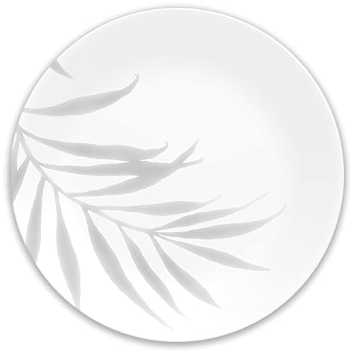 Image of Corelle Dinnerware Set (4pc Set, Solar Print)-Set for 4 | Includes 4 x Dinner Plates | 80% Recycled Glass | 3 X More Durable, Half the Space & Weight of Traditional Ceramic