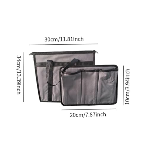 2 Pieces Travel Bag for Starlink Mini Travel Multifunction File Folder Tote4