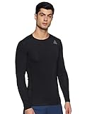 Kompressionspassform Reebok Herren Workout Compression Longsleeve, Black, S