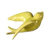 Alipis Nordische Keramik Wandvogel Skulptur Bunte Hängende Wanddeko Kleine Dekorative Spatzen Für Wohnzimmer Und Flur Natürliche Vögel Wandkunst Für Stilvolle Heim Hotelausstattung