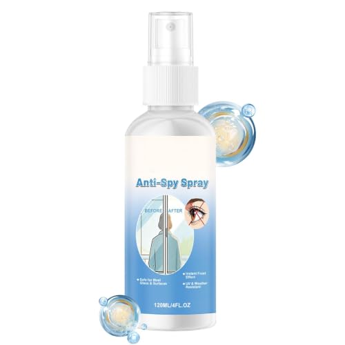 Glass Frosting Spray - Pintura en aerosol de 120 ml, Fast Acting UV Resistant Long Lasting Finish | Frosted Glass Spray Paint For Bathroom Door Shower Restroom Dormitory Apartment Office Use | Privacy