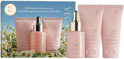 VEGAMOUR GRO Healthy Hair Starter Kit | Full Size GRO Serum for Thinning & Shedding plus Travel Size Shampoo and Conditioner with Vegan Keratin to Support Thicker, Fuller Looking Locks | $92 Value