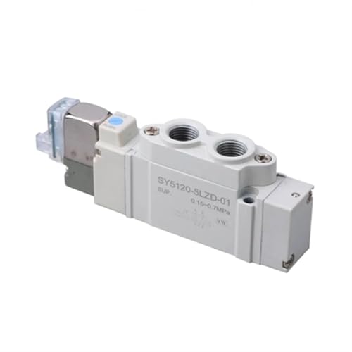 Vartyscoq SY3120 Series Valve Pneumatic Solenoid Valve SY3120-3LZD-M5 SY3120-4LZD-M5 SY3120-5LZD-M5 SY3120-6LZD-M5 (Size : SY3120-5LZD-M5)