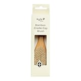 Kyte Baby Cradle Cap Brush Made with Natural Goat Hair Bristles and a Bamboo Brush Handle