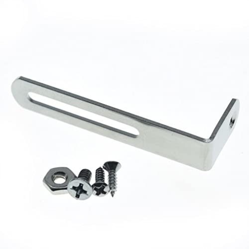 Support de pickguard Les Paul en acier inoxydable KAISH chrome
