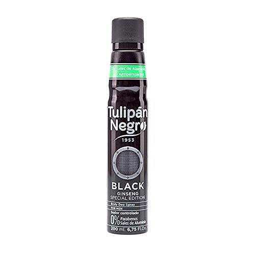 Tulipan Negro Black Ginseng Deo Deodorant Spray For Men 200ml… Cover
