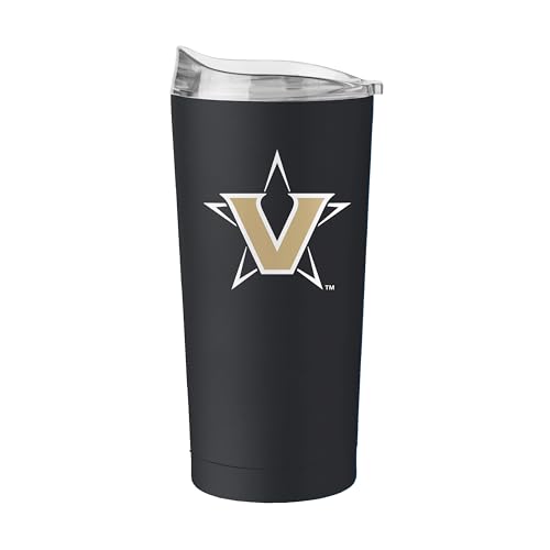 Image of Logo Brands NCAA 20 oz Powder Coat Stainless Tumbler -Double-Wall Insulated Everday Tumbler for Hot or Cold Drinks, High Lip Lid, Team Color