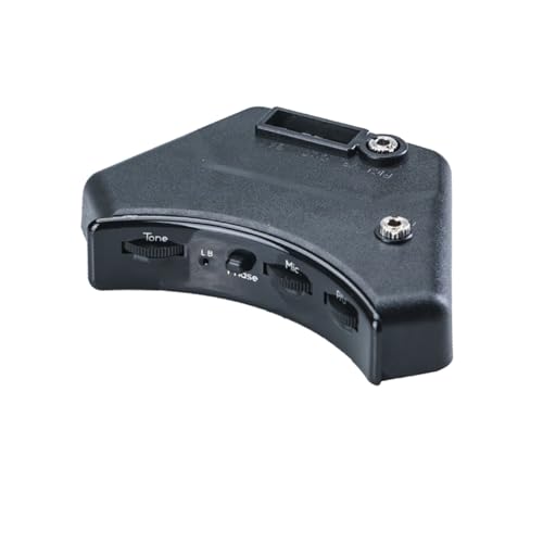 ギター ピックアップ フォークギター 穴なし多機能アクティブ圧電ピックアップ(Bk Upgrade)