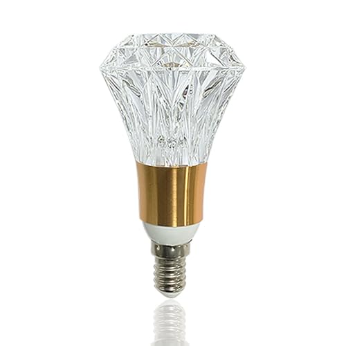Image of YELANGU E14 Acrylic Crystal Bulb 5W 3000K Warm Light(1 Count E14-B009)