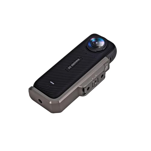 Image of Insta 360 One X3 X4 X2 Lens Guard Protection Cover Cage Plastic case with All Accessories with Action Camera Shock Proof and Water Proof Battery Charger vlog vlogging (Horizontal Mount X5 /X4)