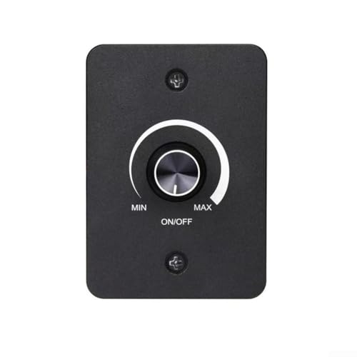 babominimer Interruptor de atenuación de 12 V 5 A para lámparas LED, bombillas incandescentes y tiras de luz, controlador de bajo voltaje con panel frontal para RV, caravana, remolque, furgoneta