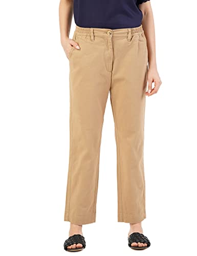 Image of FYLTR Women's Stretch Cotton Comfort Chinos with Elasticated Waistband